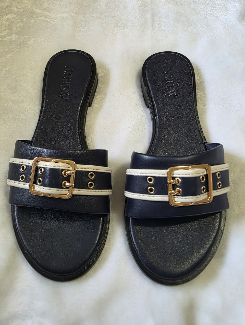 Belted J. Crew Leather Sandals